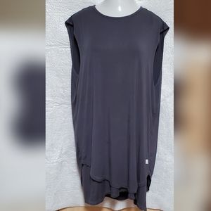 Stampd Double Layer Scallop Tee Dress